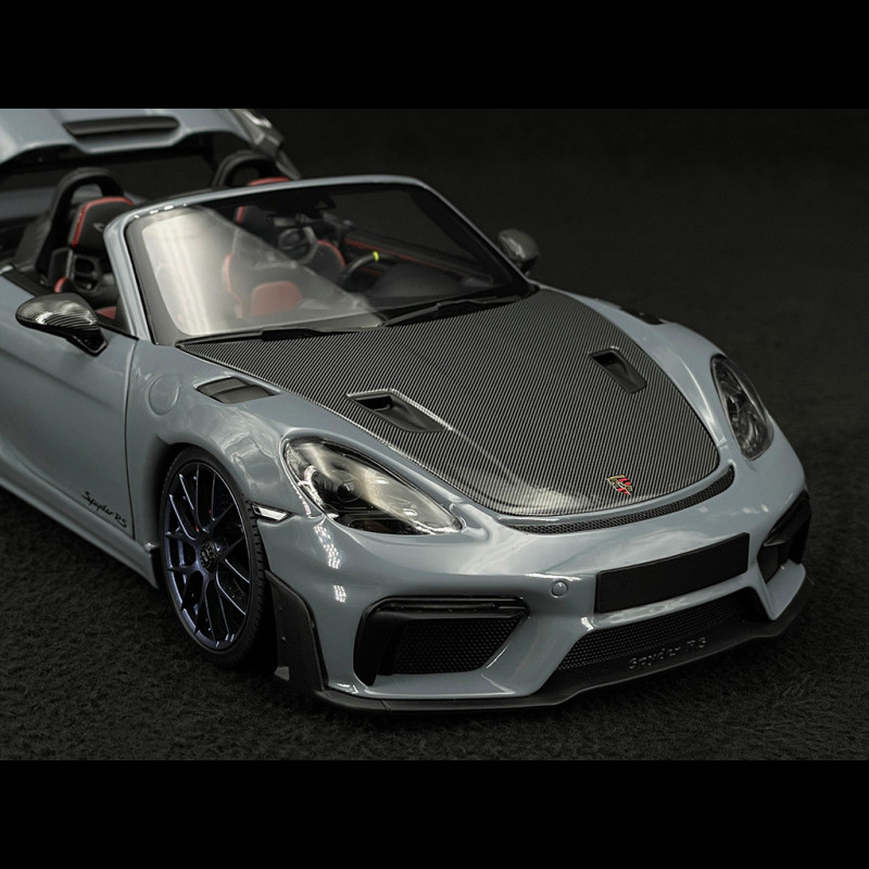Porsche 718 Spyder RS Weissach Package 2024 Arctic Grey 1/18