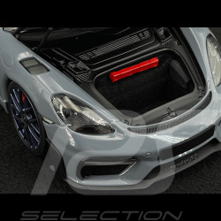 Porsche 718 Syder RS Pack Weissach 2024 Gris Arctique 1/18 Minichamps 110063130
