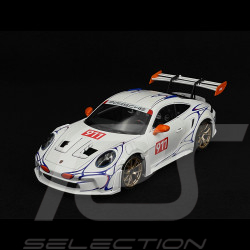 Porsche 911 GT3 RS Type 992 n° 911 2023 White / Orange Decor 1/18 Minichamps 110062041