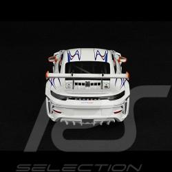 Porsche 911 GT3 RS Type 992 n° 911 2023 White / Orange Decor 1/18 Minichamps 110062041