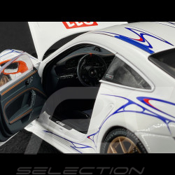 Porsche 911 GT3 RS Type 992 n° 911 2023 White / Orange Decor 1/18 Minichamps 110062041