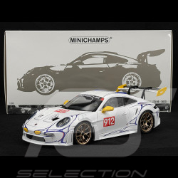 Porsche 911 GT3 RS Type 992 n° 911 2023 White / Yellow Decor 1/18 Minichamps 110062042