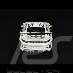Porsche 911 GT3 RS Type 992 n° 911 2023 White / Yellow Decor 1/18 Minichamps 110062042