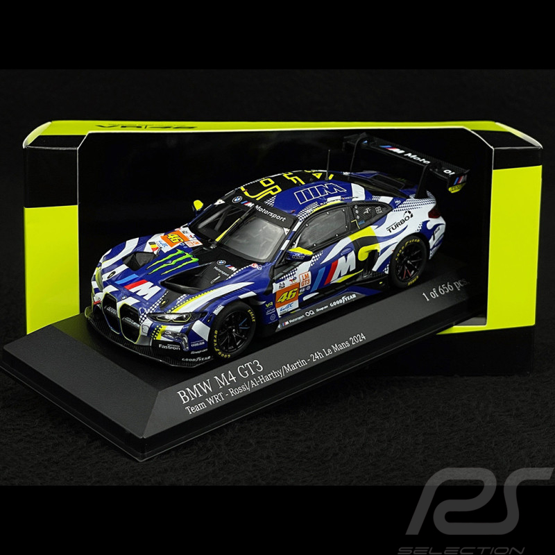 BMW M4 GT3 n° 46 24h Le Mans 2024 Valentino Rossi 1/43 Minichamps 410242446