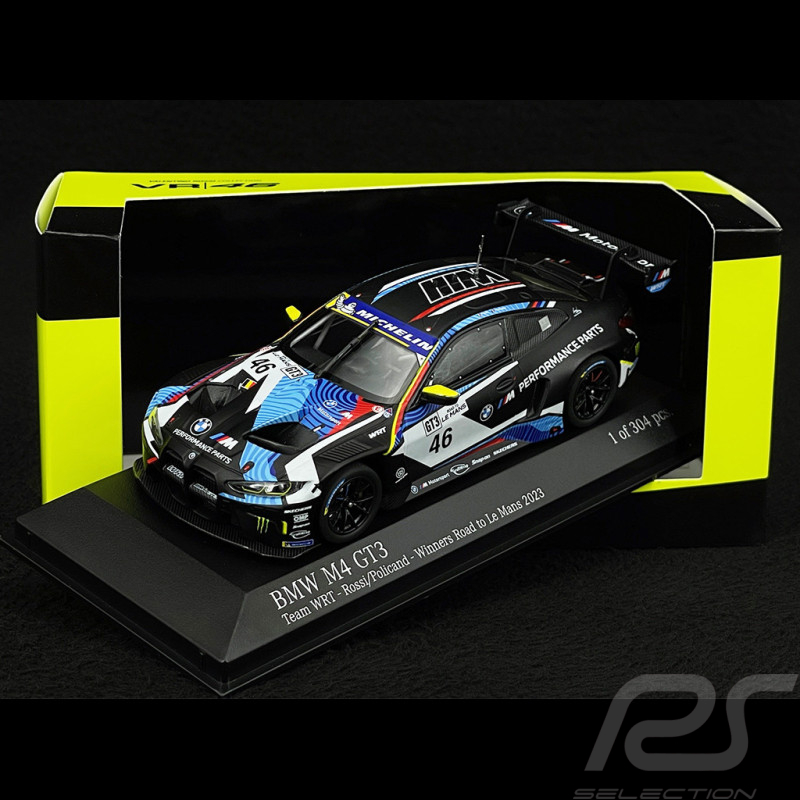 BMW M4 GT3 n° 46 Sieger Road To Le Mans 2023 Valentino Rossi 1/43 Minichamps 410232546