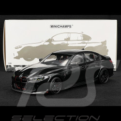 BMW M3 CS 2023 Noir Métallique 1/18 Minichamps 110023502