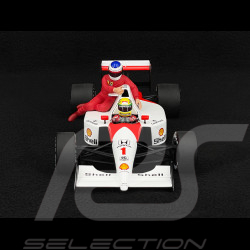 Ayrton Senna Mclaren Honda MP4/6 n° 1 3ème GP Mexique F1 1991 avec Jean Alesi 1/18 Minichamps 540911828