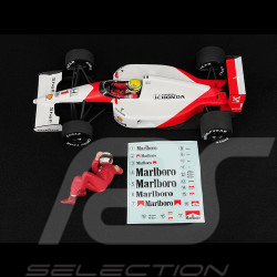 Ayrton Senna Mclaren Honda MP4/6 n° 1 3rd Mexican GP F1 1991 with Jean Alesi 1/18 Minichamps 540911828