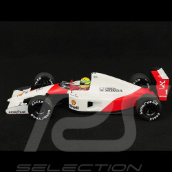 Ayrton Senna Mclaren Honda MP4/6 n° 1 3. Mexiko GP F1 1991 mit Jean Alesi 1/18 Minichamps 540911828