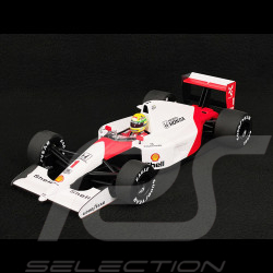 Ayrton Senna Mclaren Honda MP4/6 n° 1 3ème GP Mexique F1 1991 avec Jean Alesi 1/18 Minichamps 540911828