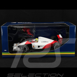 Ayrton Senna Mclaren Honda MP4/6 n° 1 3ème GP Mexique F1 1991 avec Jean Alesi 1/18 Minichamps 540911828