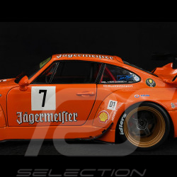 Porsche 911 RWB Type 993 n° 7 Jägermeister Bodykit Orange 2020 1/18 Solido S1808506