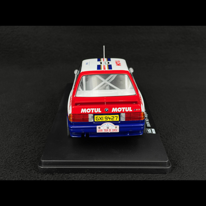 Miniature Spark 1:43 BMW M3 E30 N°10 - Béguin Vainqueur Tour De Corse Rallye 1987