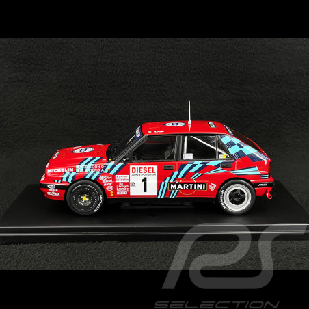 Lancia Delta HF Integrale 16V n° 1 Winner Sanremo Rally 1989 1/24 Altaya AAWRC513