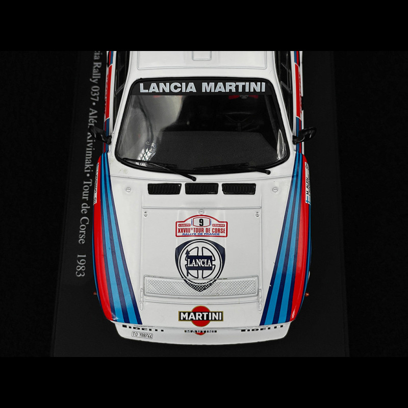 Lancia Rally 037 n° 9 Winner Tour De Corse Rally 1983 1/24 Altaya