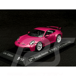 Porsche 911 GT3 Type 992 2021 Paradis Porsche St Tropez 2025 Rouge Rubis 1/43 Minichamps WAP0202710RGT3