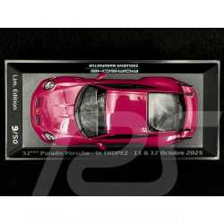 Porsche 911 GT3 Typ 992 2021 Paradis Porsche St Tropez 2025 Rubystern Rot 1/43 Minichamps WAP0202710RGT3