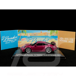 Porsche 911 GT3 Type 992 2021 Paradis Porsche St Tropez 2025 Ruby Red 1/43 Minichamps WAP0202710RGT3