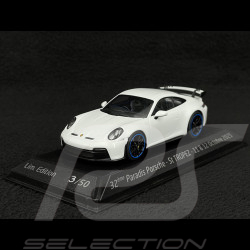 Porsche 911 GT3 Type 992 2021 Paradis Porsche St Tropez 2025 Carrara White 1/43 Minichamps WAP0202720RGT3