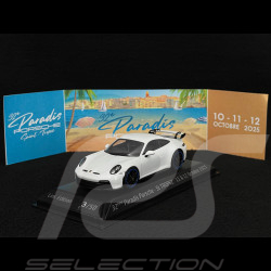 Porsche 911 GT3 Typ 992 2021 Paradis Porsche St Tropez 2025 Carraraweiß 1/43 Minichamps WAP0202720RGT3