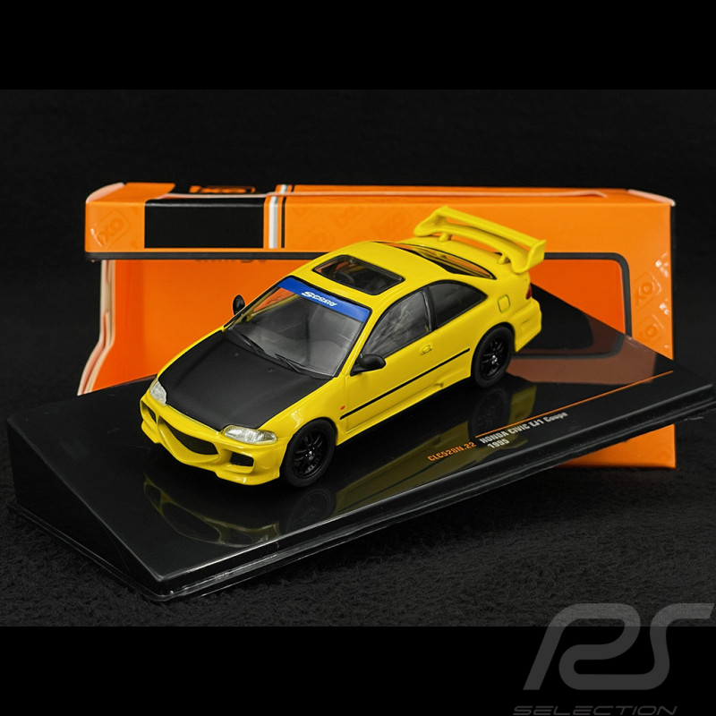 Honda Civic EJ1 1995 Gelb 1/43 Ixo CLC528