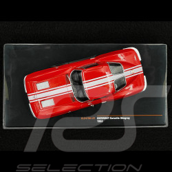 Chevrolet Corvette C2 Stingray 1963 Rouge / Blanc 1/43 Ixo CLC479