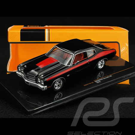 Chevrolet Chevelle SS 1970 Black / Red 1/43 Ixo CLC477