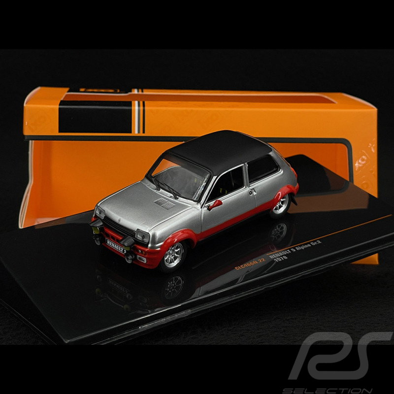 Renault 5 Alpine Gr.2 1978 Argent Métallisé 1/43 Ixo CLC466