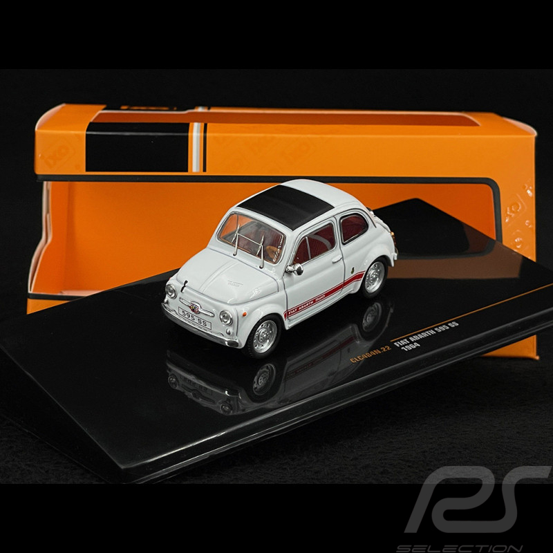 Fiat Abarth 595 SS 1957 Weiß 1/43 Ixo CLC484