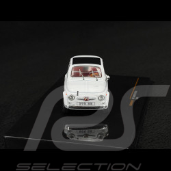 Fiat Abarth 595 SS 1957 Weiß 1/43 Ixo CLC484
