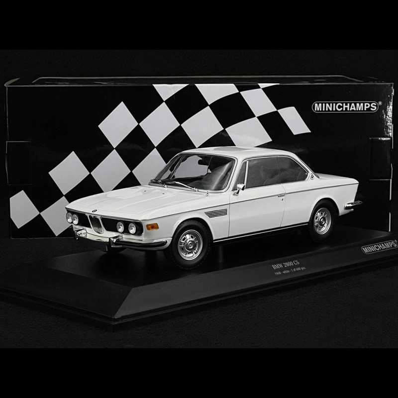  2800 CS 1968 ホワイト 1/18 ミニチャンプス bmw-2800-cs-1968-white-1-18-