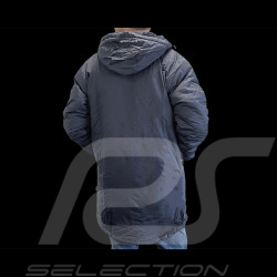 Veste Gulf Parka à Capuche Intérieur Polaire Bleu Marine GU252KS598-100
