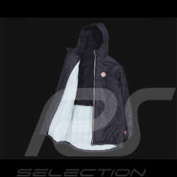 Gulf Jacke Parka mit Kapuze und Fleecefutter Marineblau GU252KS598-100