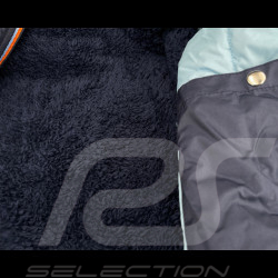 Veste Gulf Parka à Capuche Intérieur Polaire Bleu Marine GU252KS598-100