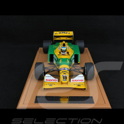 Michael Schumacher Benetton Ford B192 n° 19 Vainqueur GP Belgique 1992 F1 Avec Figurine 1/18 Tecnomodel TMD18-404A