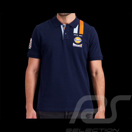Gulf Polo-Shirt Racing Legend Navy Blue GU252POM03-100 - Men
