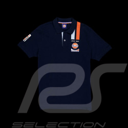 Gulf Poloshirt Racing Legend Marineblau GU252POM03-100 - Herren
