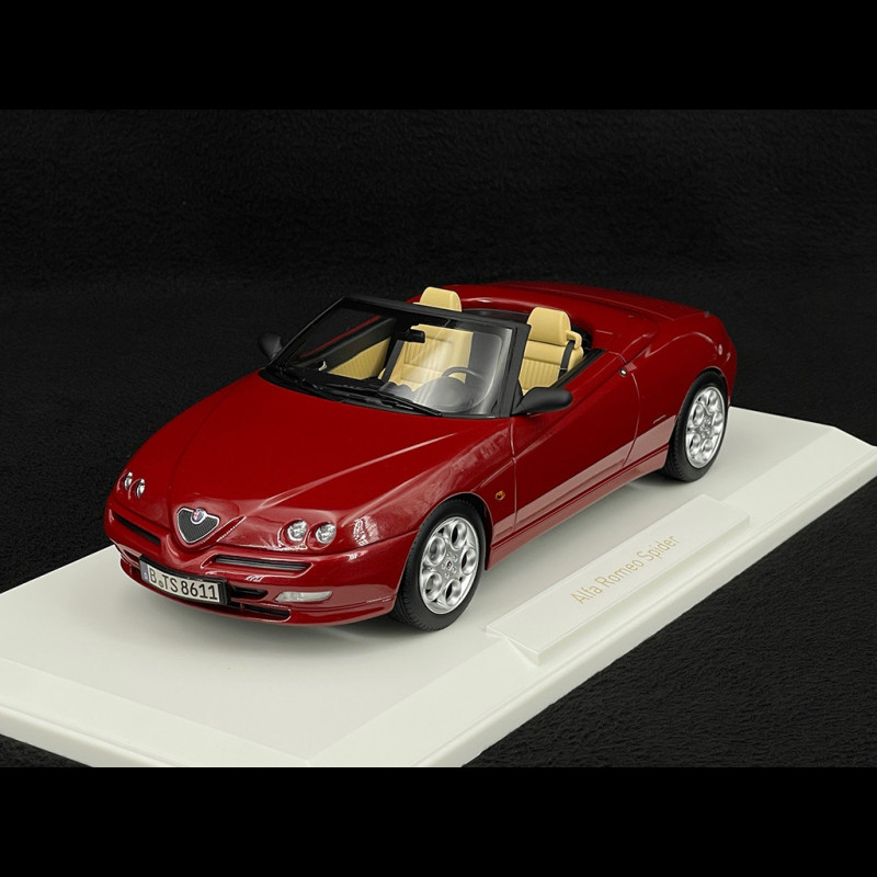 Modellauto Alfa Romeo Spider 1999 Proteo Red metallic 1:18 Norev 1:18 Metallmodell (Türen/Hauben nicht zu öffnen!) bei