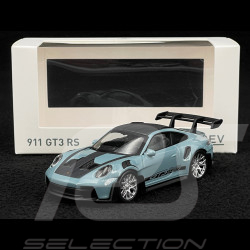 Porsche 911 GT3 RS 2022 Weissach Package Meissen Blue 1/43 Norev Jet-Car 750068