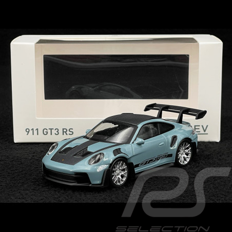 Porsche 911 GT3 RS 2022 Weissach Package Meissen Blue 1/43 Norev Jet-Car 750068