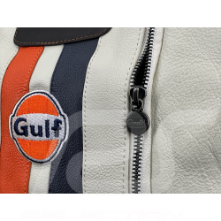 Gulf Reisetasche Racing aus Leder Hellbeige GU252ACM01-001