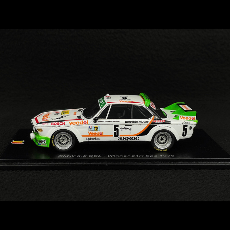 BMW 3.5 CSL #42 Le Mans 1976 - Posey/De Fierlandt/Grohs - Spark/Hachette 1/43