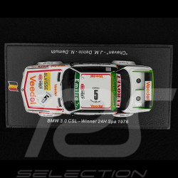 BMW 3.0 CSL n° 5 "Chavan" Winner 24h Spa 1976 1/43 Spark 43SPA1976