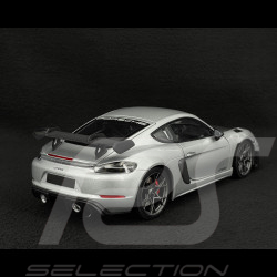 Porsche Cayman GT4 RS Pack Weissach 2024 Silbergrau Metallic 1/18 Minichamps 110062122