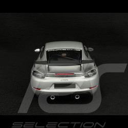 Porsche Cayman GT4 RS Pack Weissach 2024 Silbergrau Metallic 1/18 Minichamps 110062122