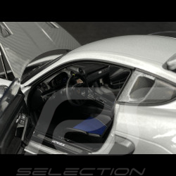 Porsche Cayman GT4 RS Pack Weissach 2024 Gris Argent Métallique 1/18 Minichamps 110062122