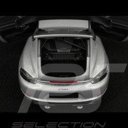Porsche Cayman GT4 RS Pack Weissach 2024 Silver Grey Metallic 1/18 Minichamps 110062122
