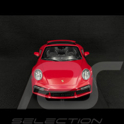 Porsche 911 Turbo S Cabriolet Type 992 2020 Rouge Carmin 1/18 Minichamps 155069084