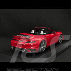Porsche 911 Turbo S Cabriolet Type 992 2020 Carmine Red 1/18 Minichamps 155069084
