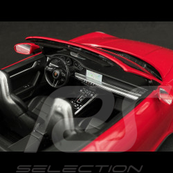 Porsche 911 Turbo S Cabriolet Type 992 2020 Carmine Red 1/18 Minichamps 155069084